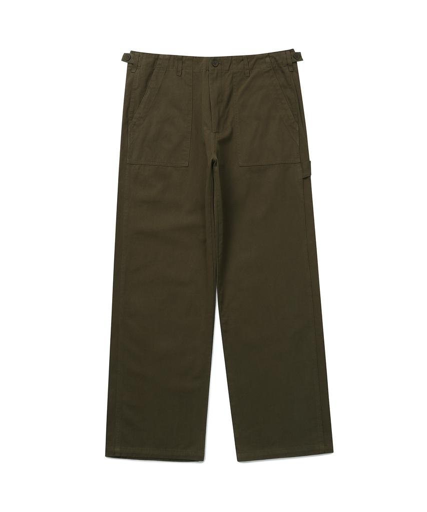 CONNECT KINLOCH Carpenter Washed Fatigue Pants (Khaki)