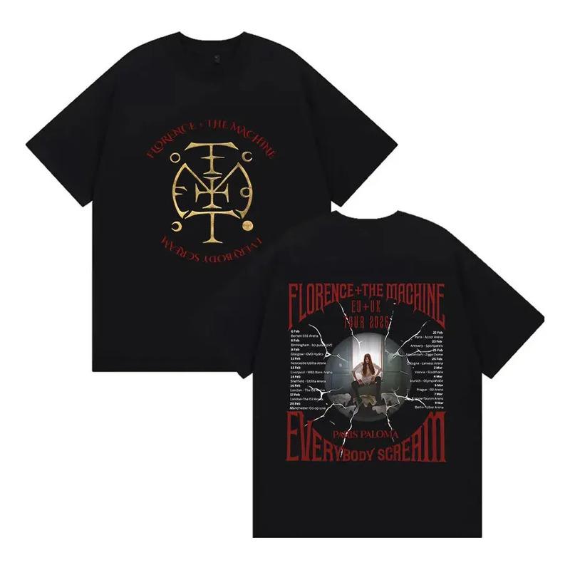 Florence + The Machine Everybody Scream Tour 2026 Merch T Sh S разноцветный