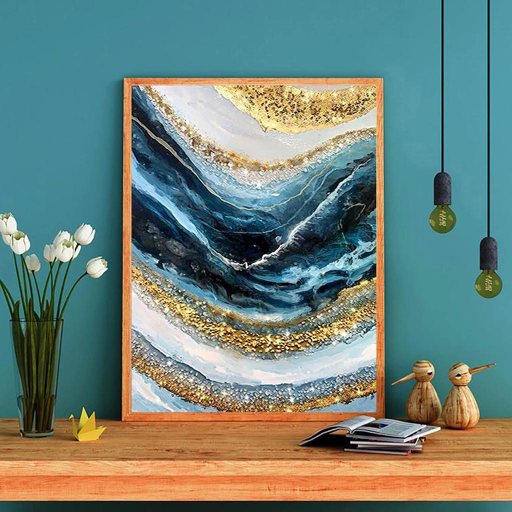 DIY Diamond Painting The Waves Cross Stitch Kit Mosaic Art Diamond Painting Full Circle/Square Diamond Home Decoration