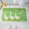 Cartoon Duck Carpet Home Decor, Simple Pattern, Soft And Absorbent, Entrance Door, Bathroom Non-Slip, Durable Floor Mat