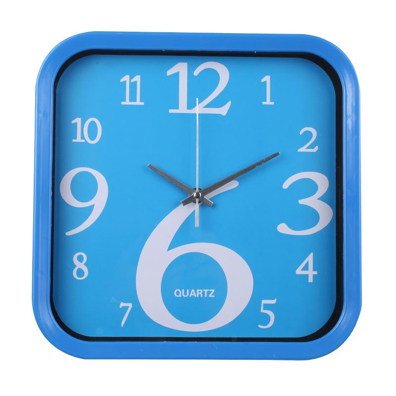 Детская комната Настенные часы Красочные Цифровые Спальня Мультяшные Модные Часы Современные Простые Бесшумные Кварцевые часы 1