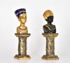 Egypt Black Prince Gold Mask Ornament Creative Antique Resin Living Room Hotel Decorations Queen Cleopatra Head Collectibles