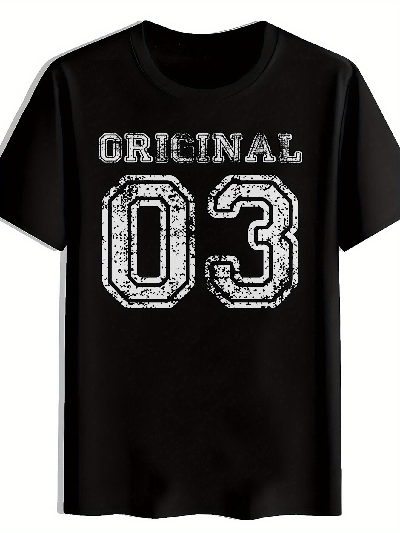 T-shirt Casual Summer with ORIGINAL 7.62cm Distressed Print - Black XXL
