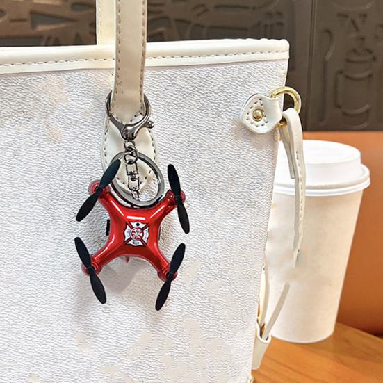 Drone Style Keychain Pendant Cartoon Design Mini Versatile Hanger Backpack Keychain Kids Schoolbag Accessories