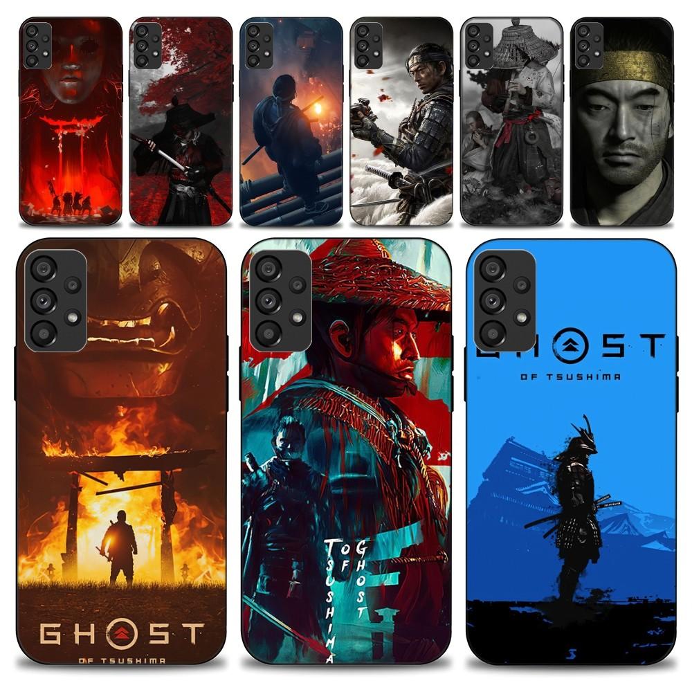 

Game Ghost of Tsushima Phone Case For Samsung Galaxy S22 S23 Ultra S21 S20 FE Plus Note 20 Soft Cover