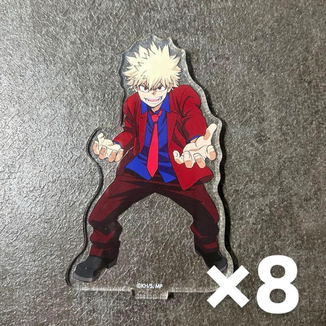 Used My Hero Academia Hero Academia Katsuki Bakugou 5th Anniversary Acrylic Stand 8 Pieces