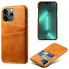 Phone Cover for iPhone 15 Pro,PU Leather Coated PC Protective Back Case with Dual Card Slots