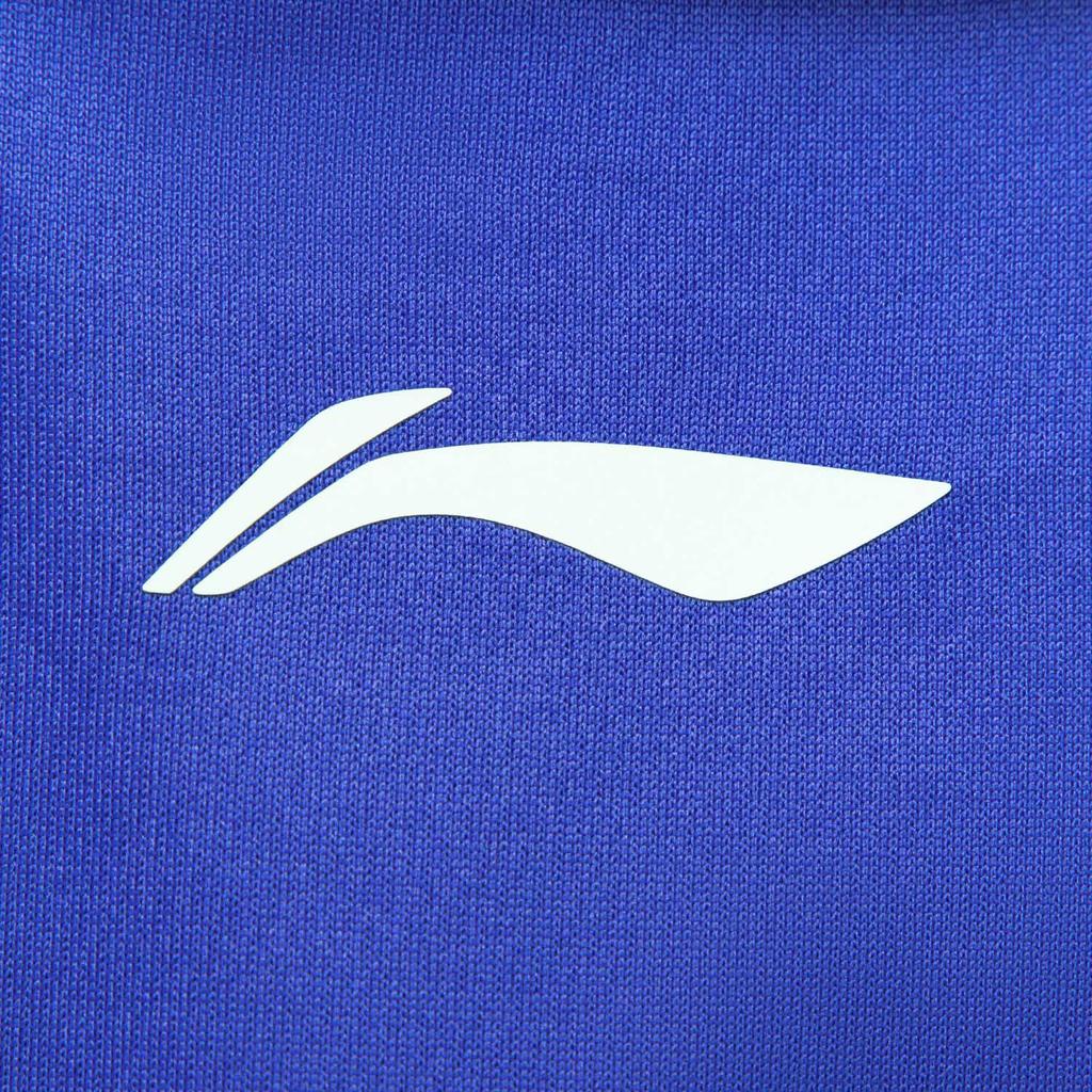 Li Ning Table Tennis Series Comfortable Simple Versatile Sports Brand Logo Quick-Dry Short Sleeve T-Shirt Unisex Tops Dreamy-Blue AAYV117-4