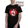Men'S Ben Zucker Graphic T-Shirt | Red Heart Graphic with Bold Text, Casual Crew Neck, Regular Fit, Comfortable All-Season Choice, Long Sleeve