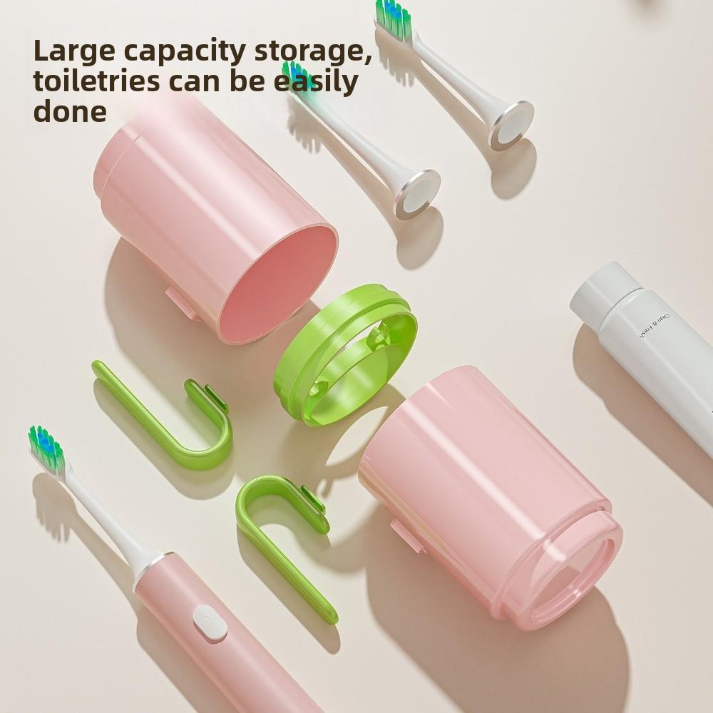 2-in-1 Mouthwash Cup Portable Wash Cup Toothpaste Bracket Toilet Cup  Student