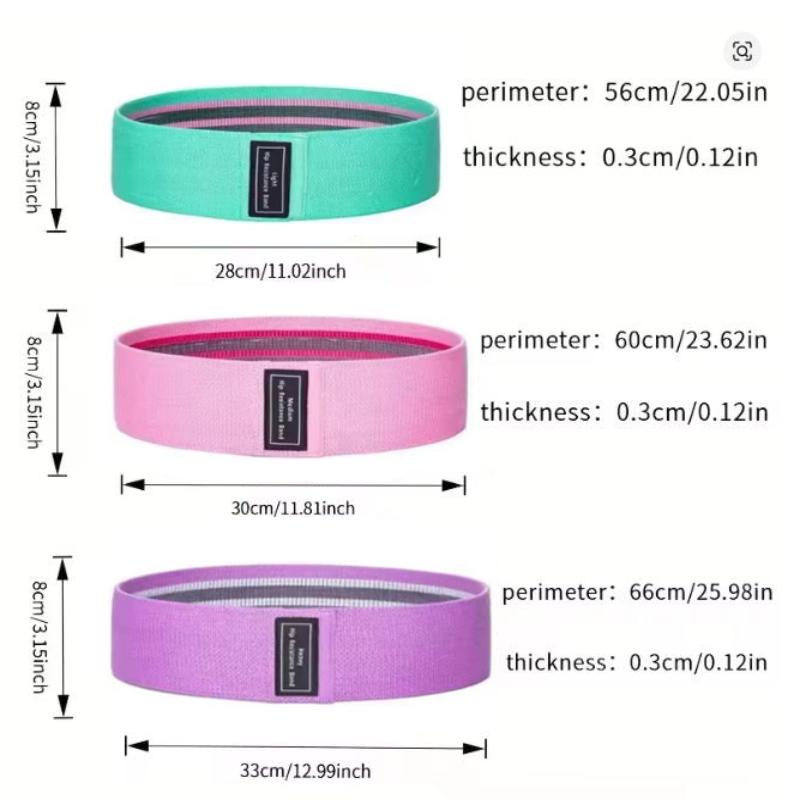 Yoga Band Durable Pull Band Hip Circle Anti-Slip Gym Fitness Resistance Band Exercises Elastic Band