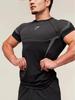 Ny Amerikansk Løbe Sports T-shirt med Kort Ærme, Hurtigttørrende - Elastisk, Åndbar og Afslappet Træningstøj