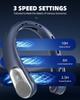 2026 New Upgrade Neck Fan, LED Display USB Rechargeable Portable Fan,360° Cooling Bladeless Personal Fan, 4000 MAh 3 Speeds Adju