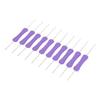 50Pcs Double End Crochet Hook 3.0‑4.0 Ergonomic Handle Durable Crochet Needles Crochet Hook Set for Knitting Sweaters