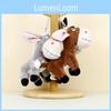 Encantador Mini Burro de Pelúcia Chaveiro Perfeito Para Bolsas ou Presentes de Casal