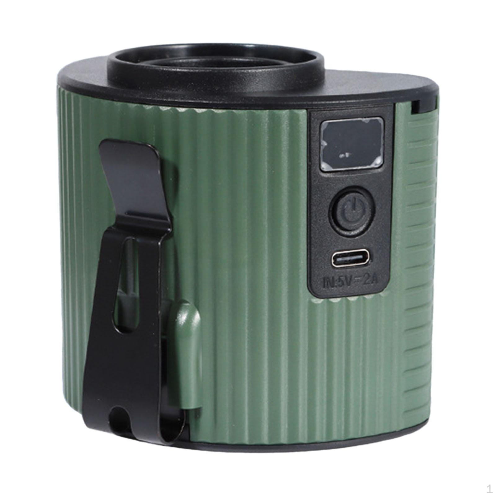 

Compact Waist Fan with Adjustable Strap for Outdoor Adventures зелёный