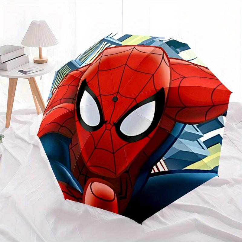 1pc Spider-Man Automatic Folding Umbrella, 8-Rib Portable & Foldable Design, All-Season Use, Highqualityy0722057