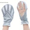 Ice Silky Fiber Fabric Open-Fingertip Short Gloves with Sleeves for Women, Thin Driving, Outdoor, Horse Riding Gloves, Gloves