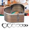 7Pcs 20-50mm Lovely Heart Shaped DIY Leather Craft Cutting Mold Leather Cutting Die