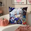 Game tactical AArknights Cushion Cover Pillowcase Short Plush Invisible zipper Room Sofa Cushion Cover