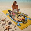 Pirate Stylish Digital Printing Beach Towel Quick‑Drying Absorbent Blanket for Beach Pool Gym Travel C364