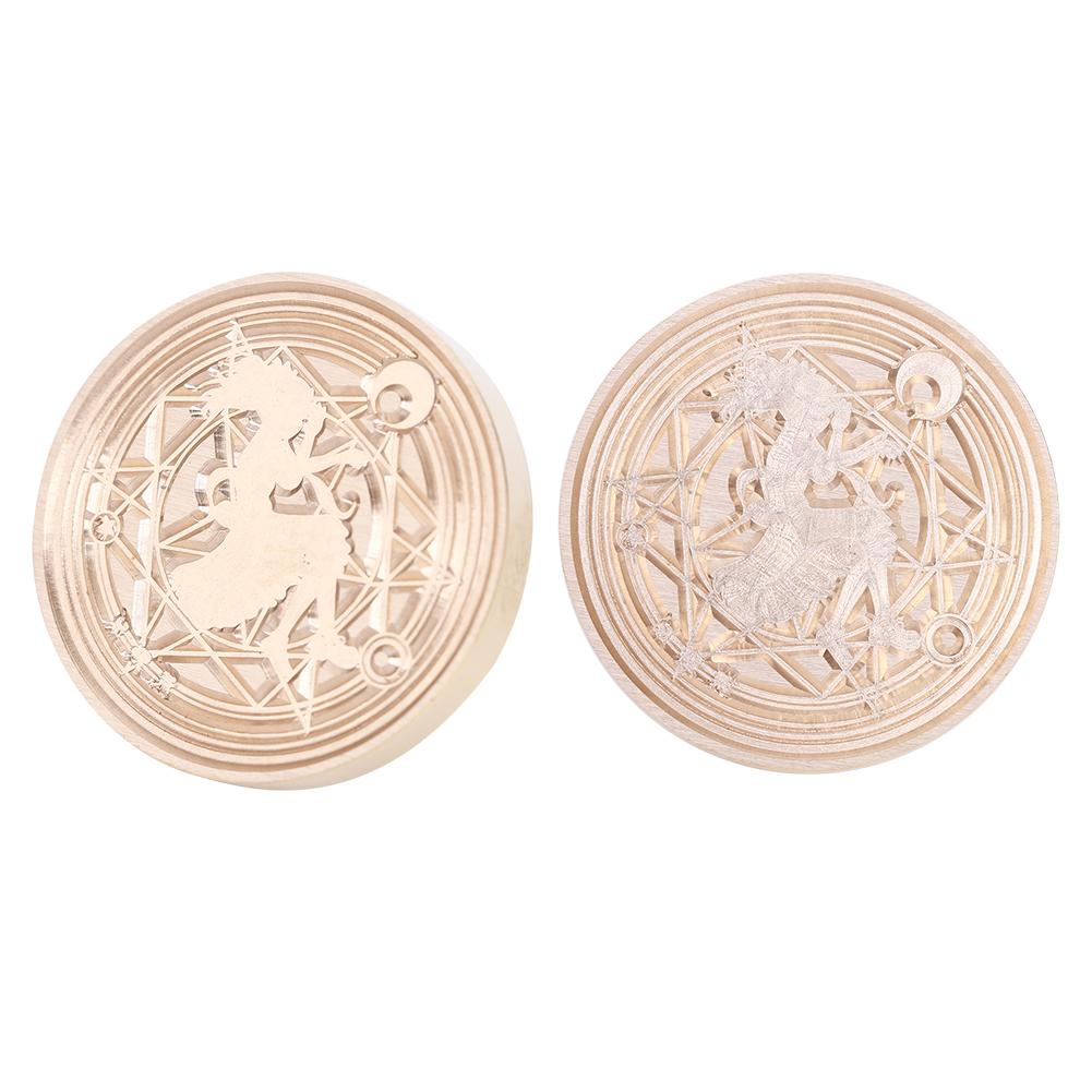 

Fairy Tale Wax Seal Stamp Replacement Vintage Round Shaped Decorative Antique Sealing Wax Gift Packaging Invitations