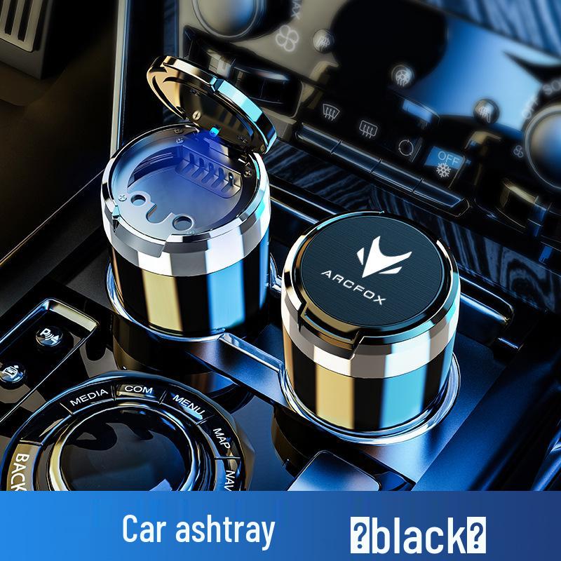 Hanging Arcfox Car Ashtray: Multifunctional Interior Accessory for Men & Women