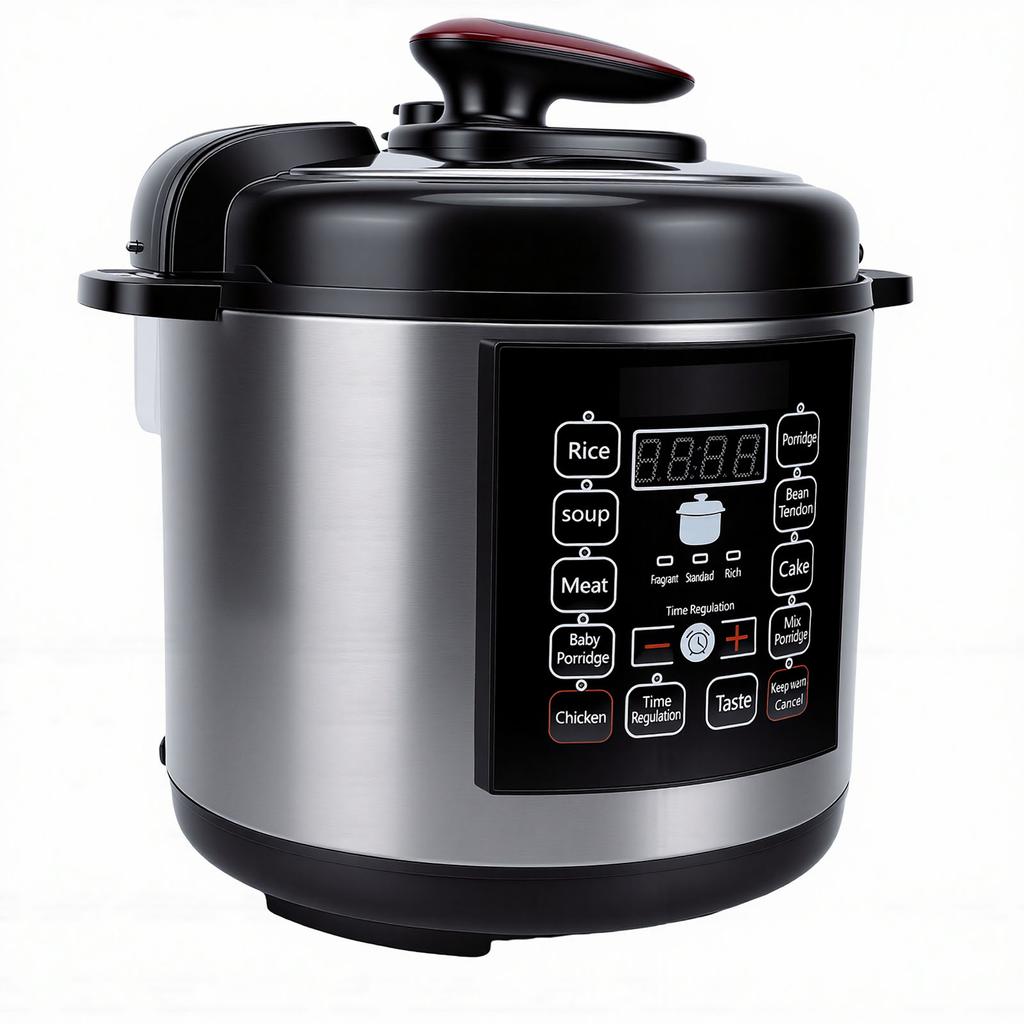 Pressure Cooker High Efficiency High Safety 6L Multi Cooker with Reservation Function for Rice Cooker Slow Cooker