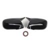 For LHD Lexus ES LS IS Series 2006-2012 2x Car Sticker Rearview Side Mirror Cover Wing Cap Exterior Door Rear View Case Trim