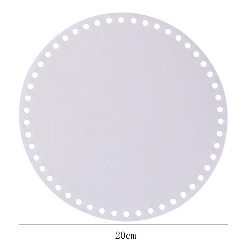 Runde Form Klare Acrylformbasis für Netzbeutel Ergebnisse-Größenoption Nähzubehör Transparentes DIY Acrylplatte Tasche