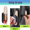 2Pcs No Melt Car Lip Balm Holder Anti-fall Vehicle Lipstick Storage Rack  Girl