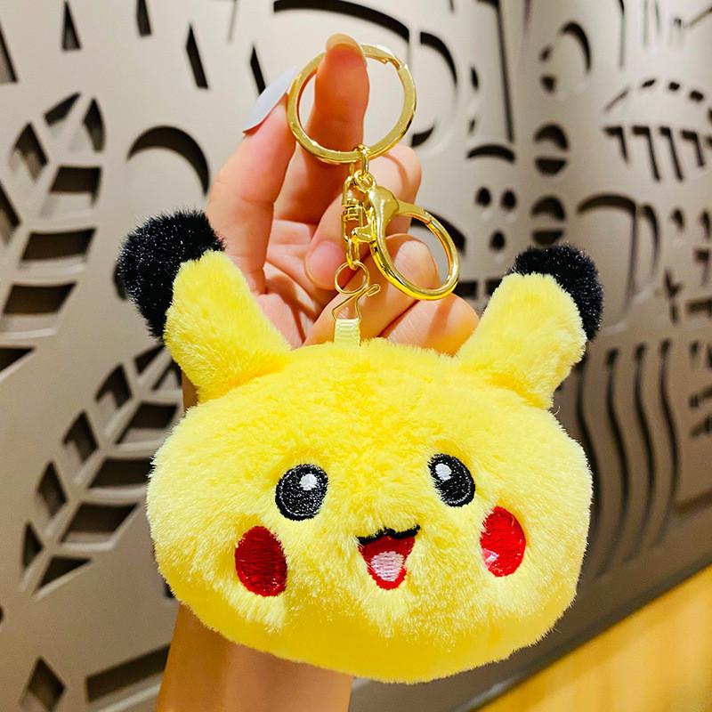 

Кошелек Пикачу Карманный Плюшевый Брелок для Ключей Машины Мультяшный Подвеска для Сумки Японский Подарок Аниме
