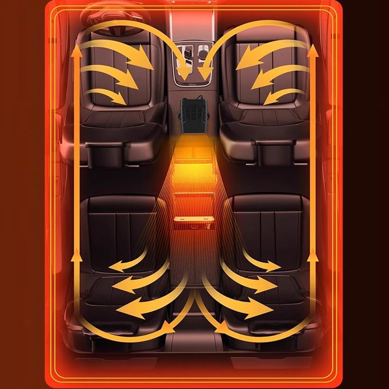 Car Heater Winter Window Defogger Defroster for Makita 18V Heating Fan Dual USB Ports Rechargeable (without Battery)