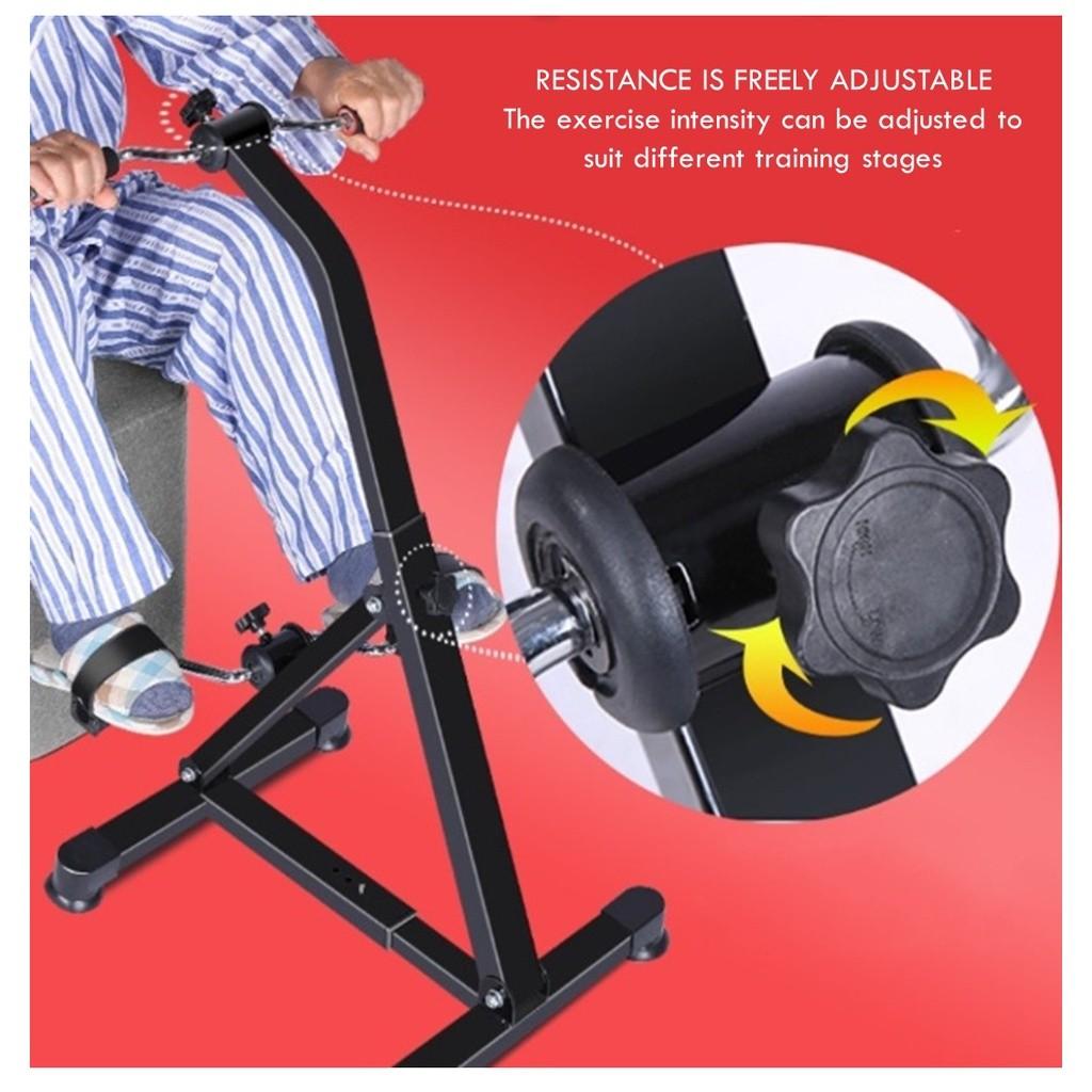 4 In 1 Household Foldable Fitness Bike Upper And Lower Limb Rehabilitation Bicycle Pedal Exerciser