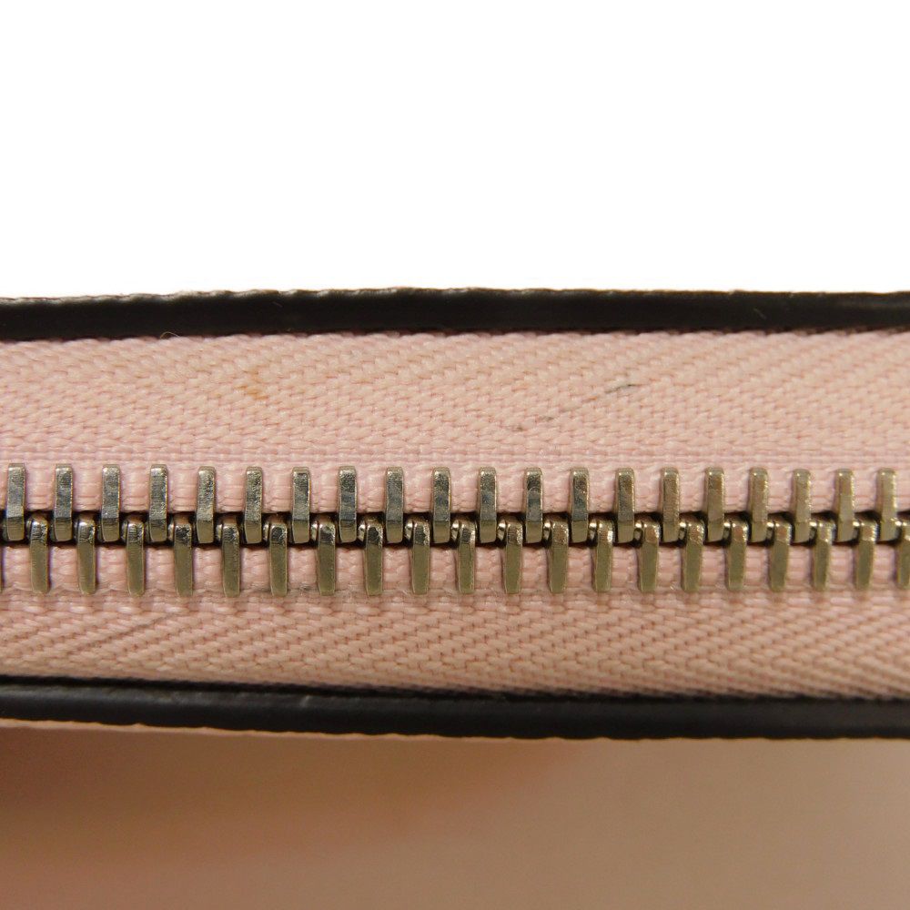Used Zippy Wallet M82755 7940 (12564) - Current Model - Perforated Pink RFID Monogram Mahina Rose Jasmine Women's from