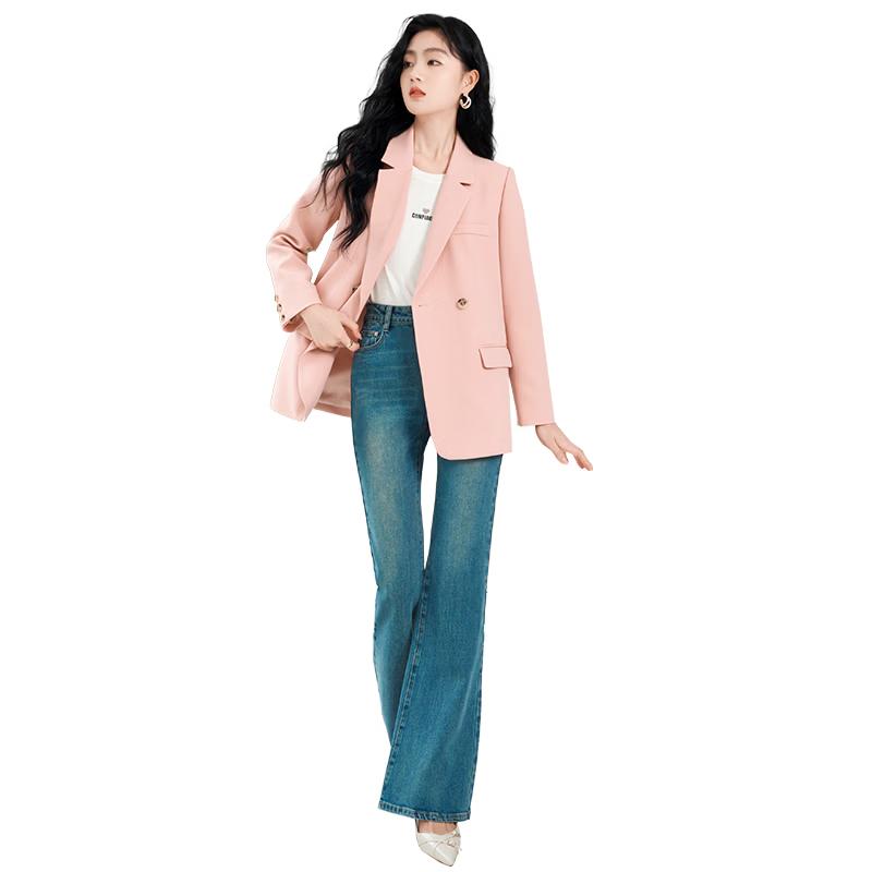 Xiangying Women s Chic Casual Blazer M