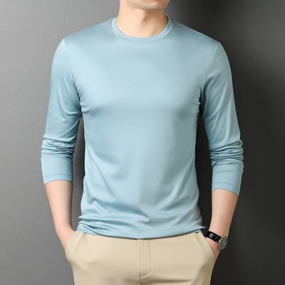 Shop Long Sleeve T-Shirt Men'S Spring And Autumn Trend Crew Neck Sweater Loose Large Size Men'S Casual Top Clothing