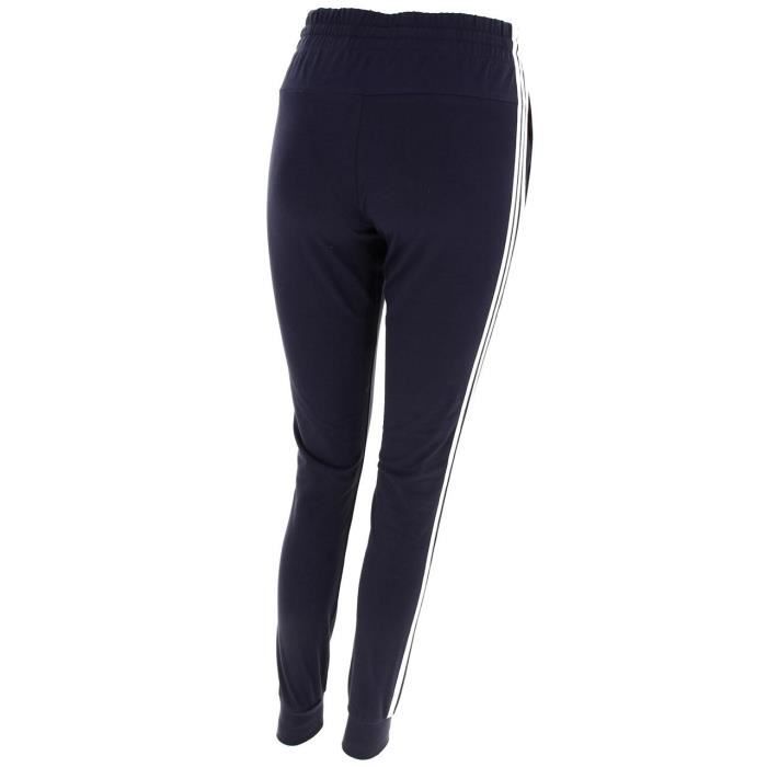 Pantalon de survêtement - Adidas - 3s sj nv pantsurvet l - Coupe slim - Bleu marine/bleu nuit - Look sportif
