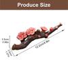Flower Ceramic Brush Holder Calligraphy Brush Pen Rest Calligraphy Paperweight For Antithetical Couplet Writing Painting