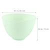 5Pcs Silicone Face Mask Mixing Bowl Premium DIY Skincare Tool Flexible Lightweight Spa Supplies Facial Mask Holder