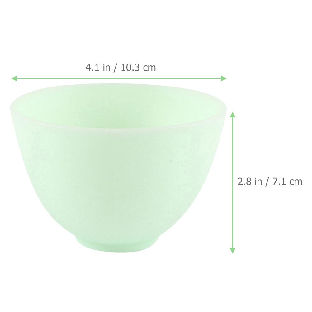5Pcs Silicone Face Mask Mixing Bowl Premium DIY Skincare Tool Flexible Lightweight Spa Supplies Facial Mask Holder