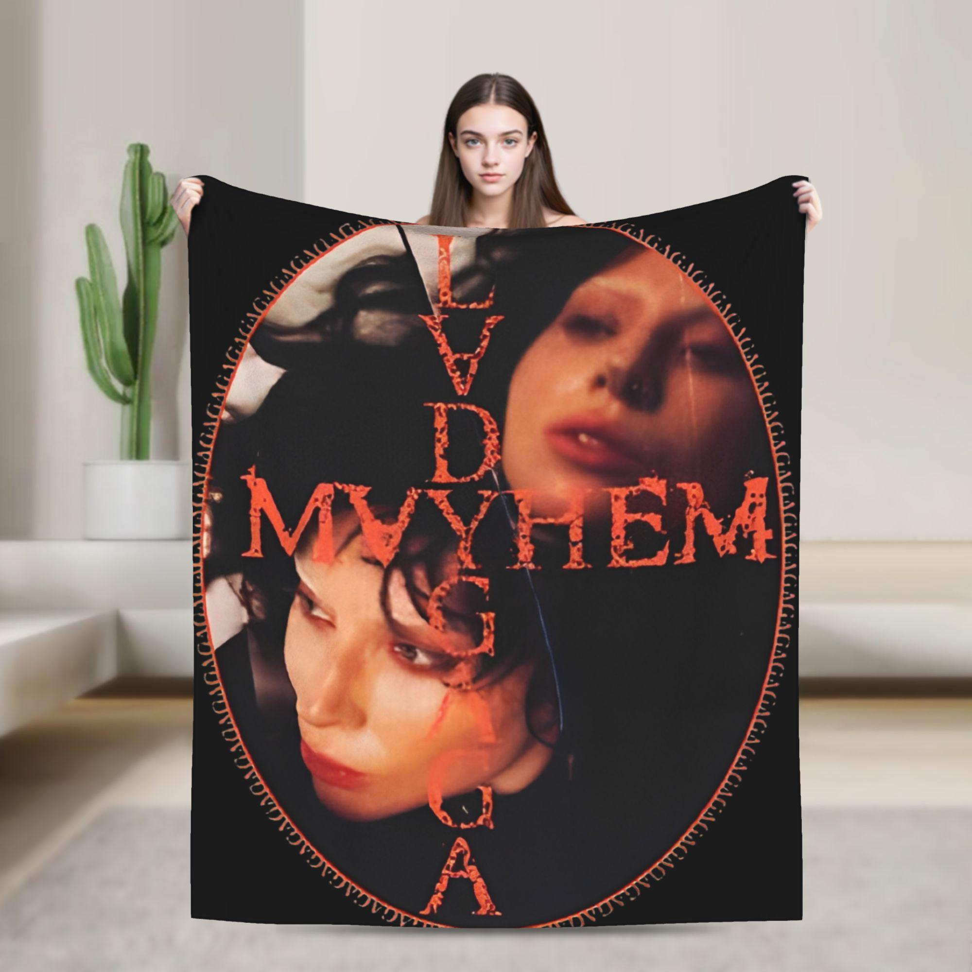 Lady Gaga Joanne Glasses Blanket Cover   Flannel Throw Blanket Bedroom Sofa Personalised Soft Warm Bedspreads 75x90cm
