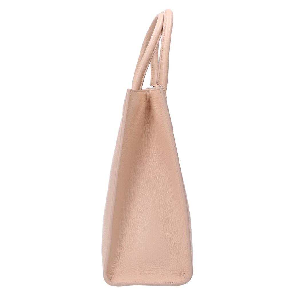 FOXEY [] Leather 2WAY Shoulder Tote Bag beigeUsed