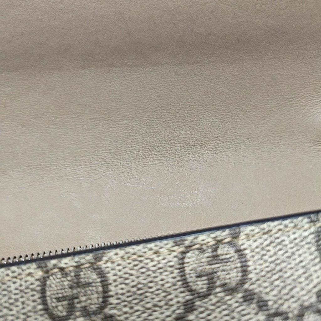 [Pre-Owned] Dionysus Tiger Head Buckle Logo Beige Lining GG High-Quality Synthetic Canvas WOC Wallet Crossbody Shoulder Bag - Very Good #1ISNWY8