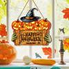 New Halloween party holiday logo house number pumpkin wall decoration wooden listing creative decoration sign