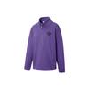 Puma X Pronounce Half-Zip Stand Collar Sport Pullover With Large Back Logo Women Tops Violet 534040-74