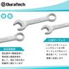 DURATECH Combination Wrench Set, Double-Ended, Dual-Head, 12-Piece Set, Short, 8-19mm, for Automotive Repair, Maintenance, Assembly, and DIY, Includes
