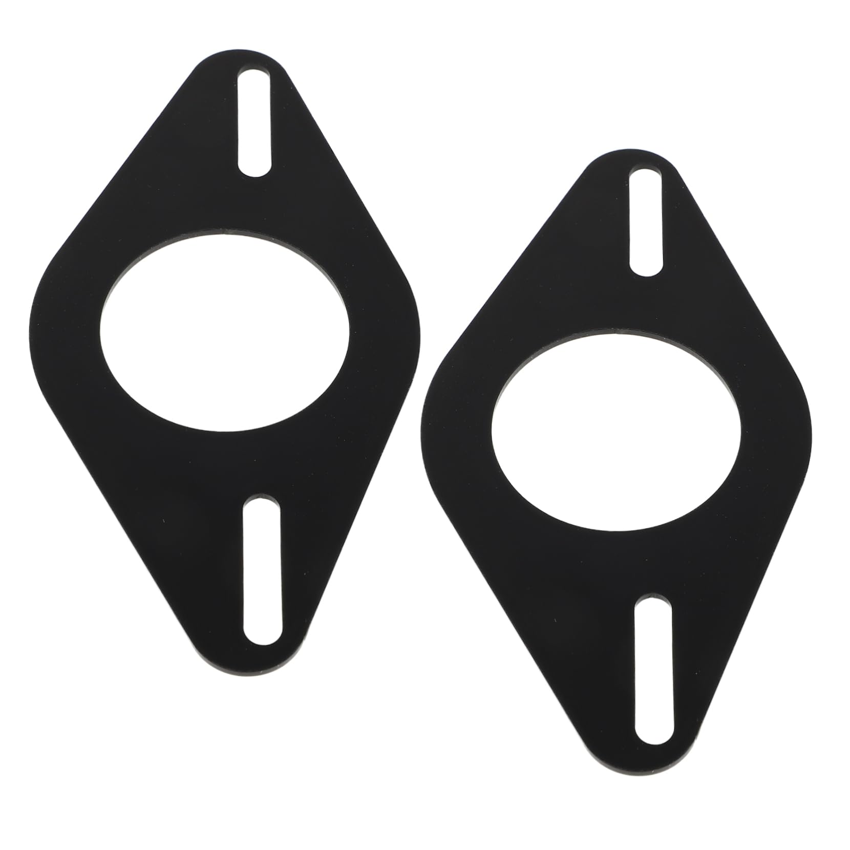 

HORIALENCE 2 шт. Автомобильный аудио кронштейн Кольцо для крепления твитера Автомобильный пин 12.50X6.50X0.20CM чёрный