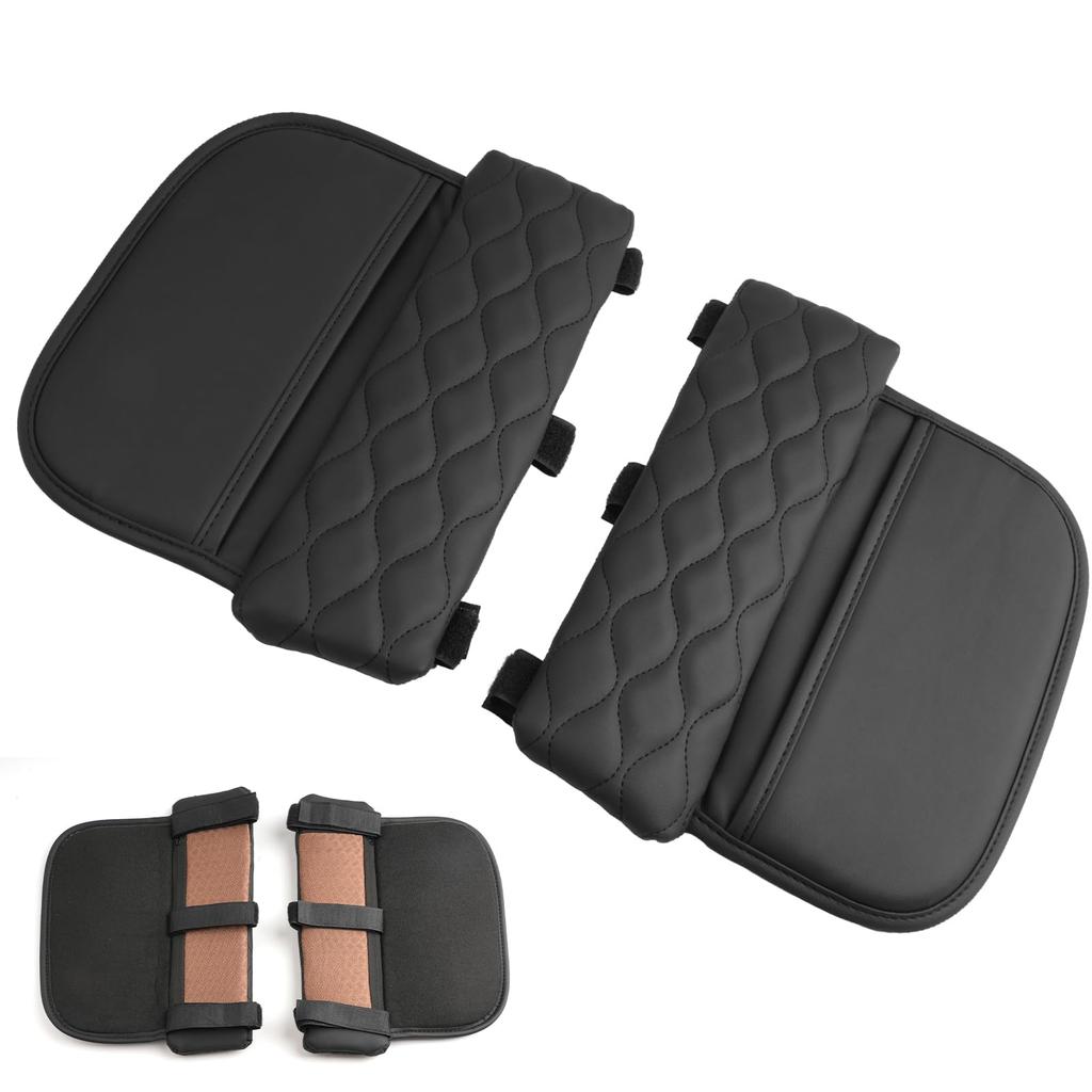 RUIYA Pokrowiec na podłokietnik dla GLA i CLA C118 Podłokietnik Odporny na zarysowania i plamy Łatwy Specyficzny dla Twojego pojazdu Mercedes-Benz Klasy A W177/V177, Mercedes-Benz