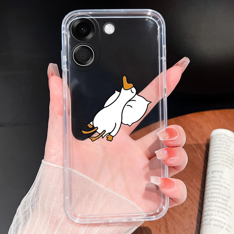For Poco X8 Pro Max 5G Phone Case Leisure Style Soft Cover Transparent Silicone Funda For Poco X 8 Lightweight Anti Drop Bumper